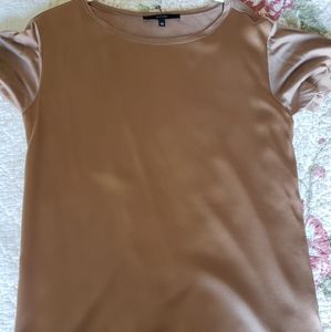 Gucci gold silk shirt